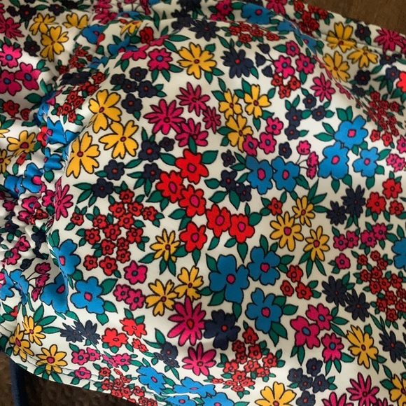 Striped halter cutout one piece. - Picture 3 of 7